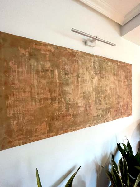 comprar-cuadros-abstractos-salon-terracotta
